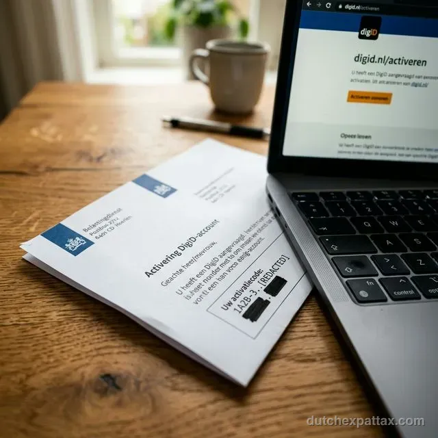 Official government-style activation letter and secure login setup