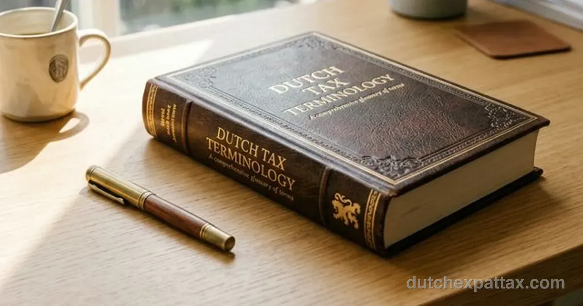 Dutch tax terms reference for expat filing and payroll