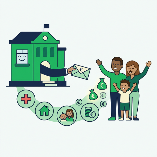 Illustration of Dutch government allowances